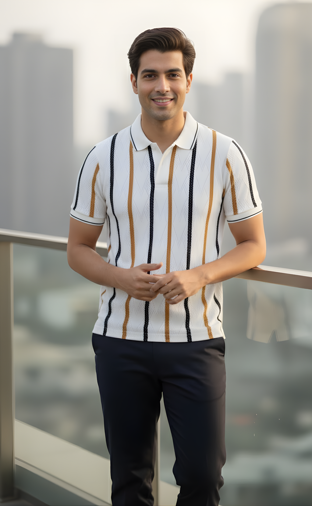 The Knitted Polo T-Shirt For Man