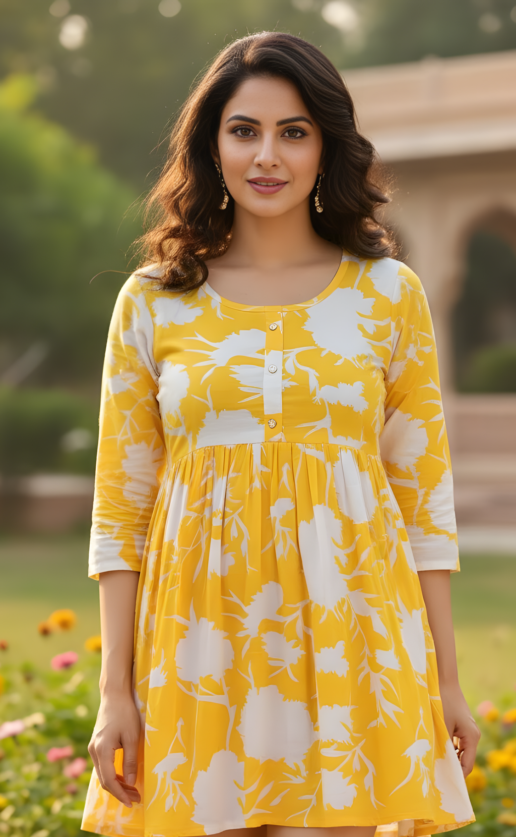 The Floral Short Frock