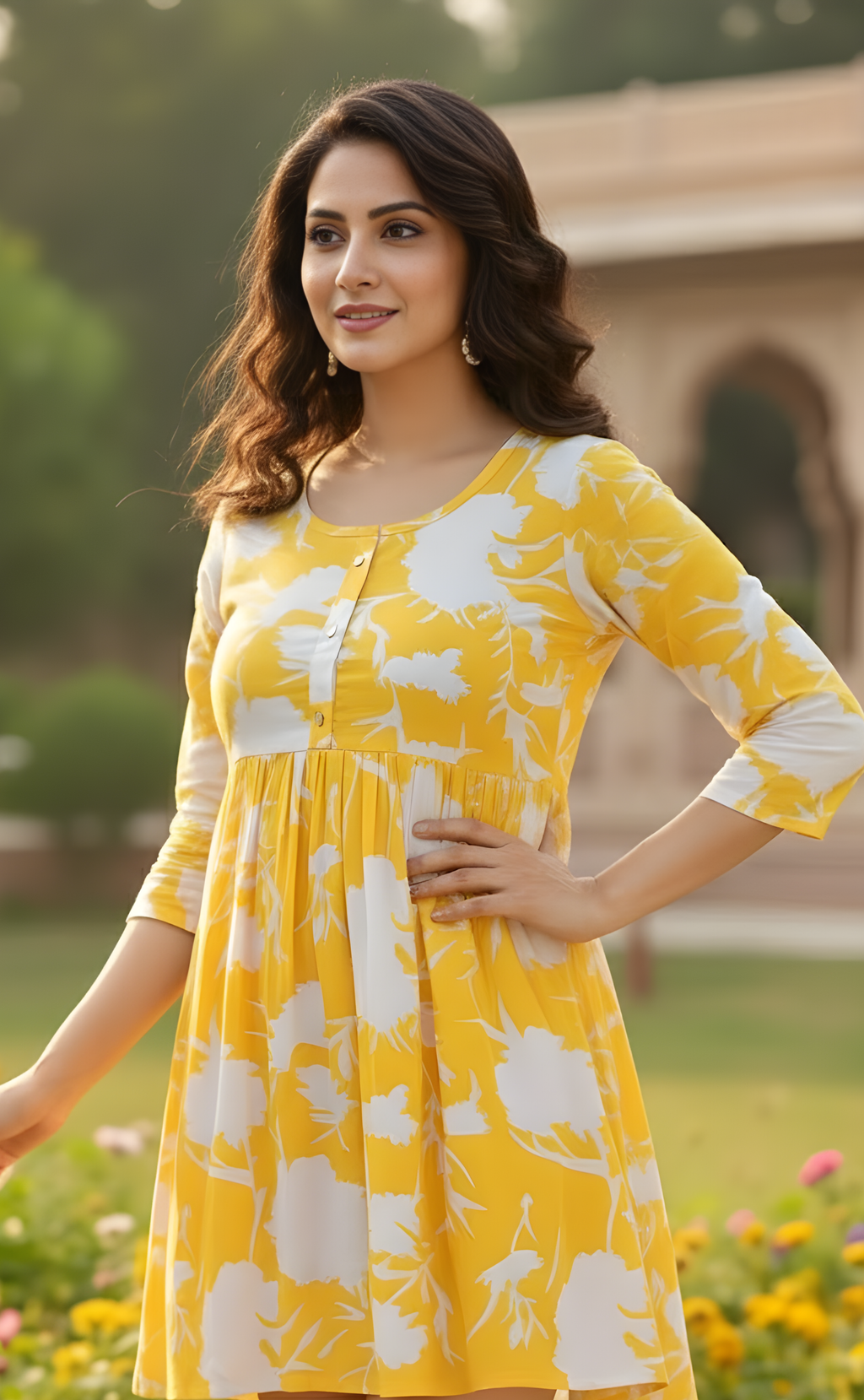 The Floral Short Frock