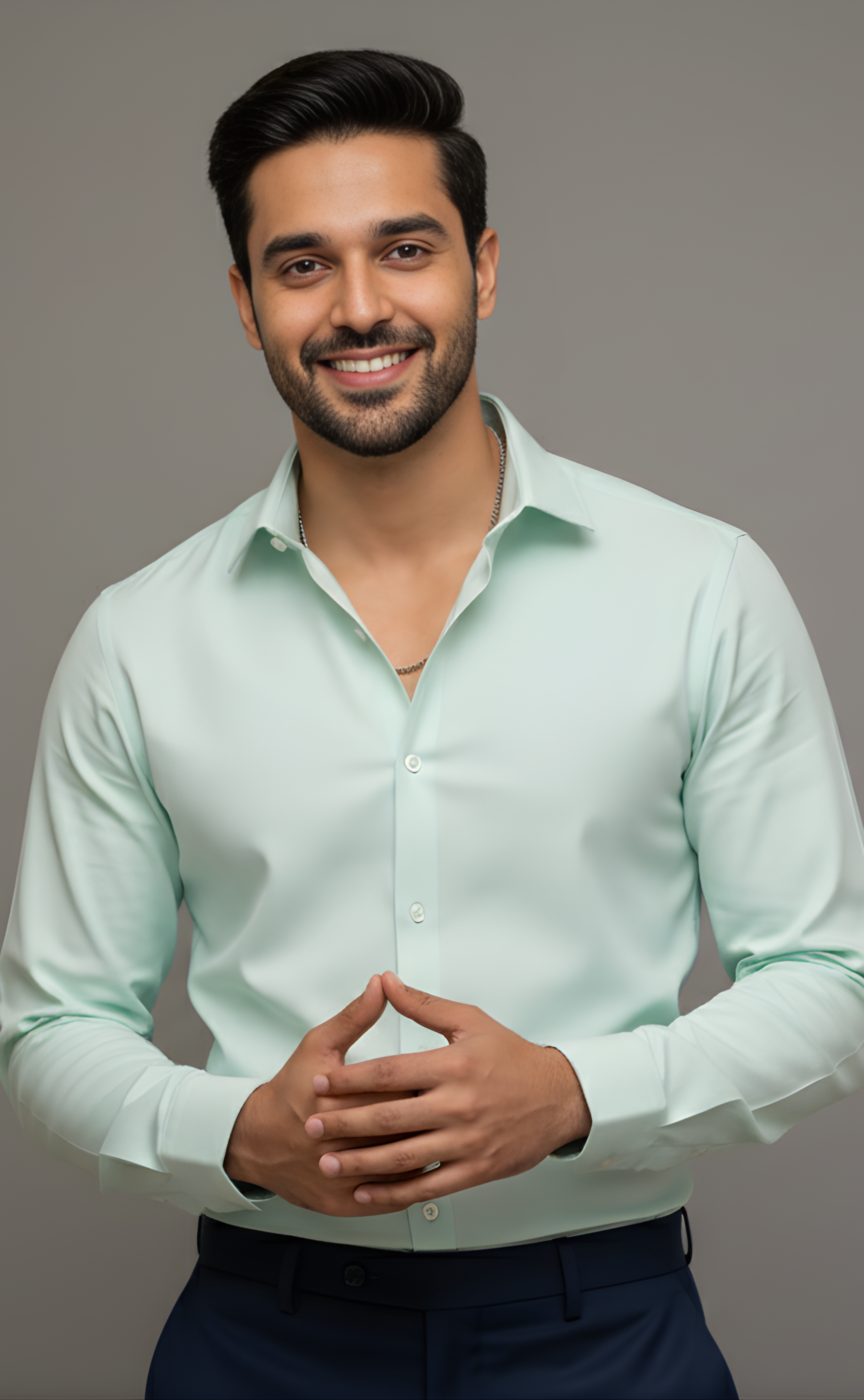 Classic Light Green Formal Shirt