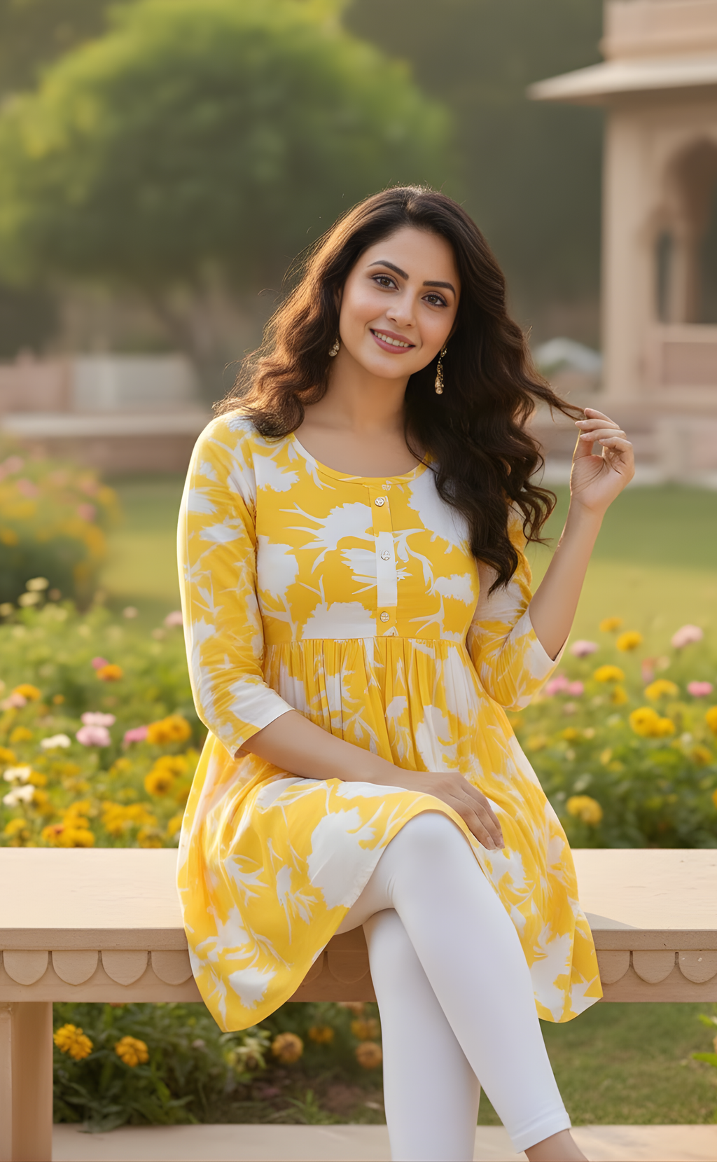 The Floral Short Frock