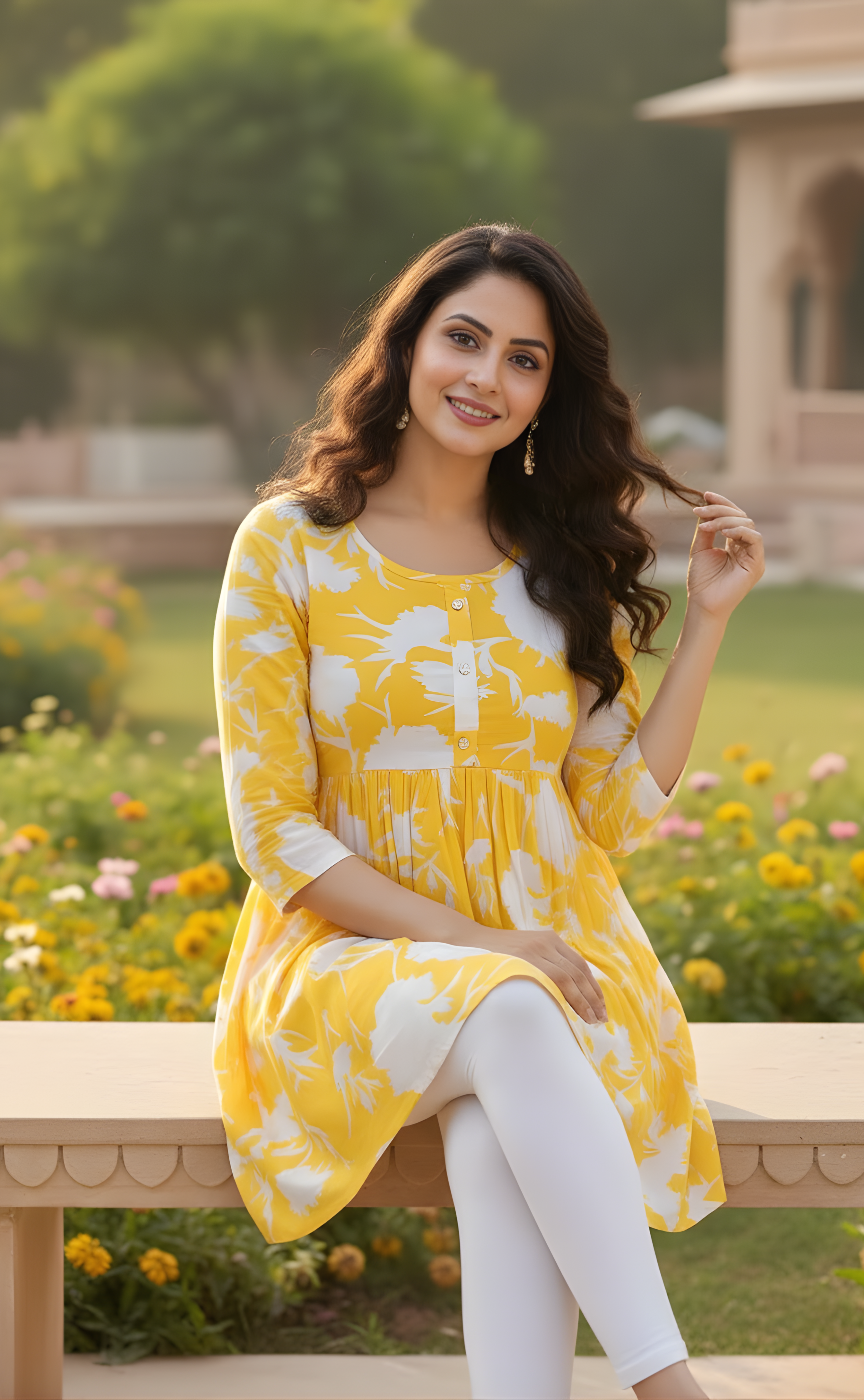 The Floral Short Frock