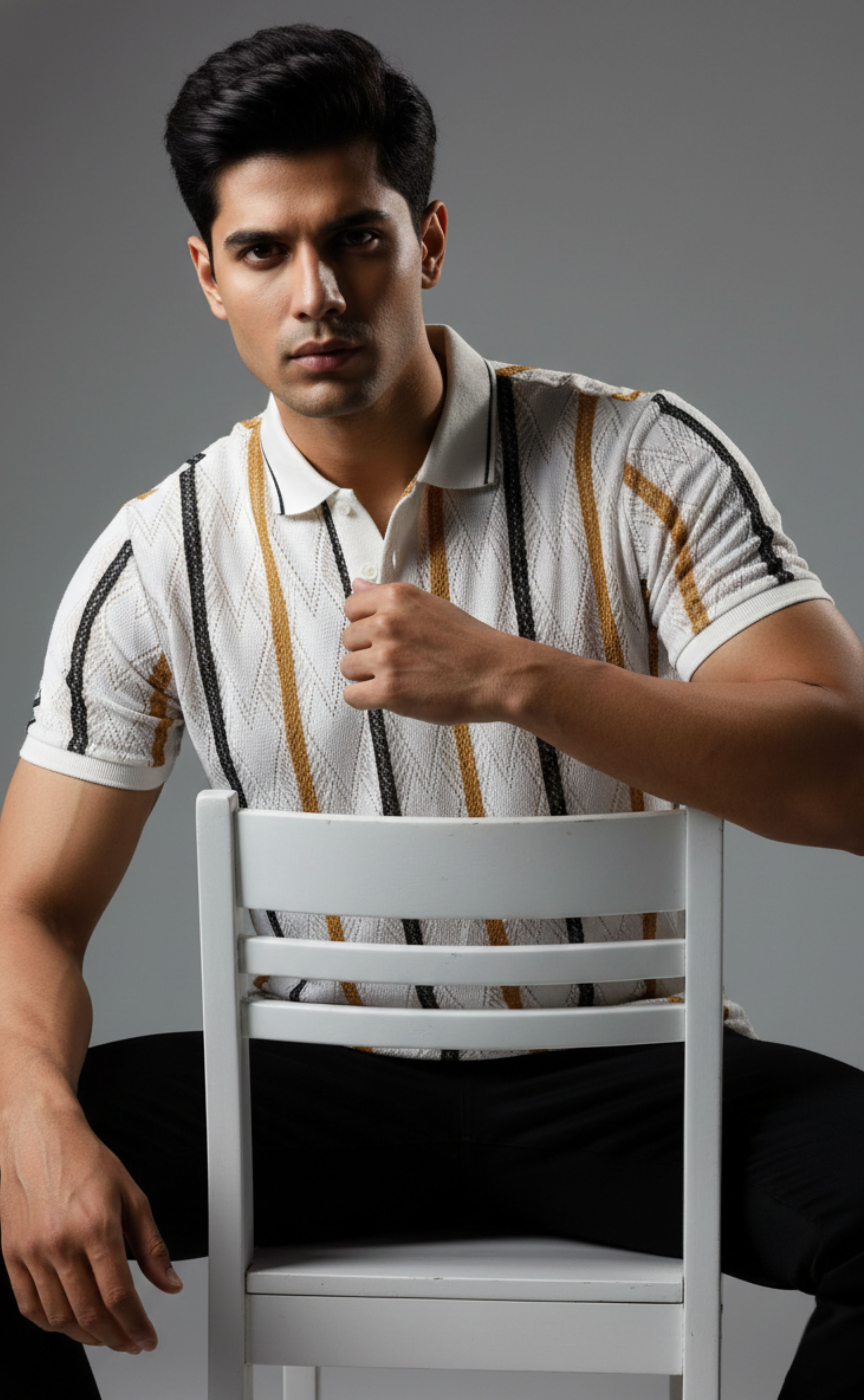 The Knitted Polo T-Shirt For Man