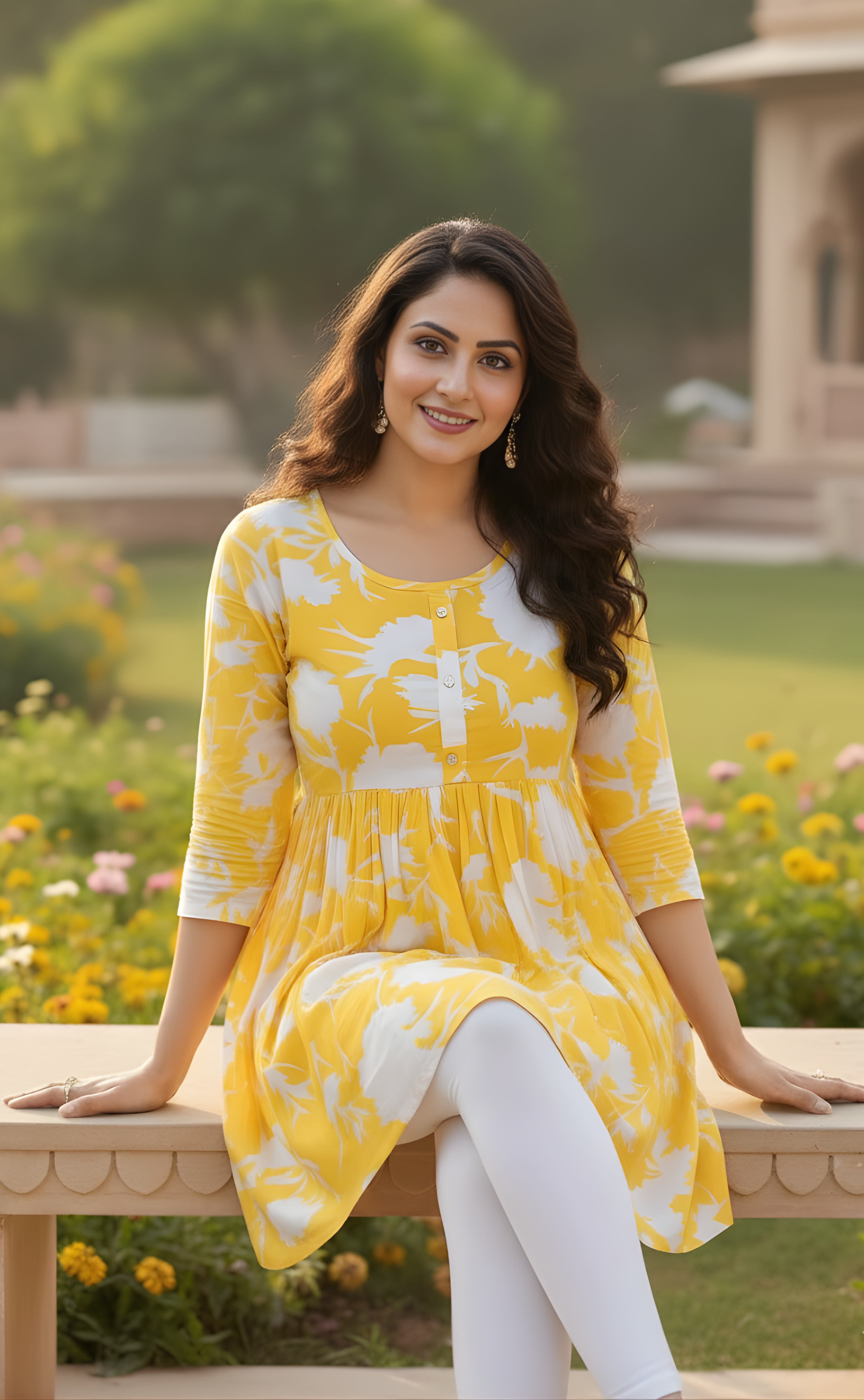 The Floral Short Frock