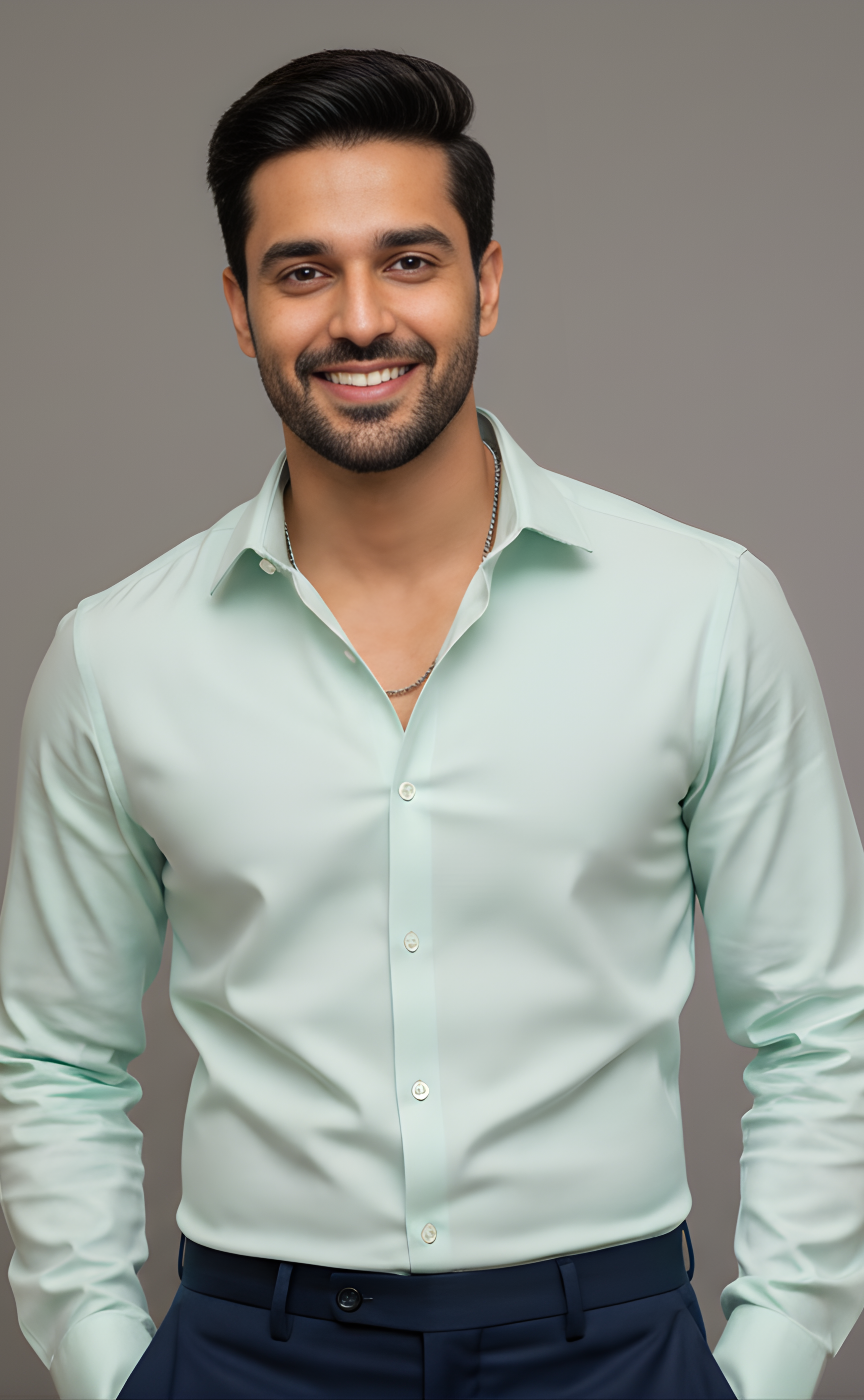 Classic Light Green Formal Shirt