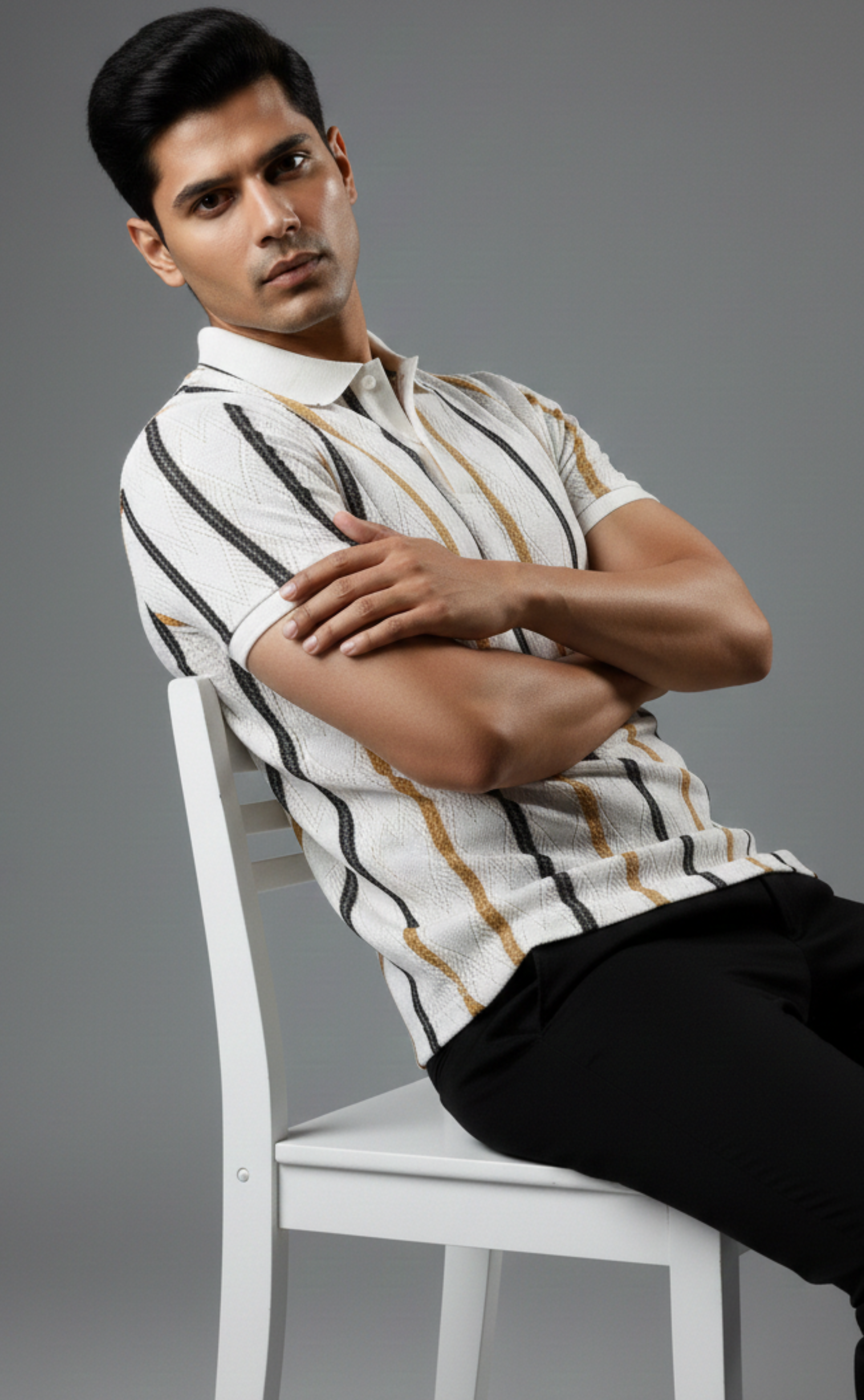 The Knitted Polo T-Shirt For Man