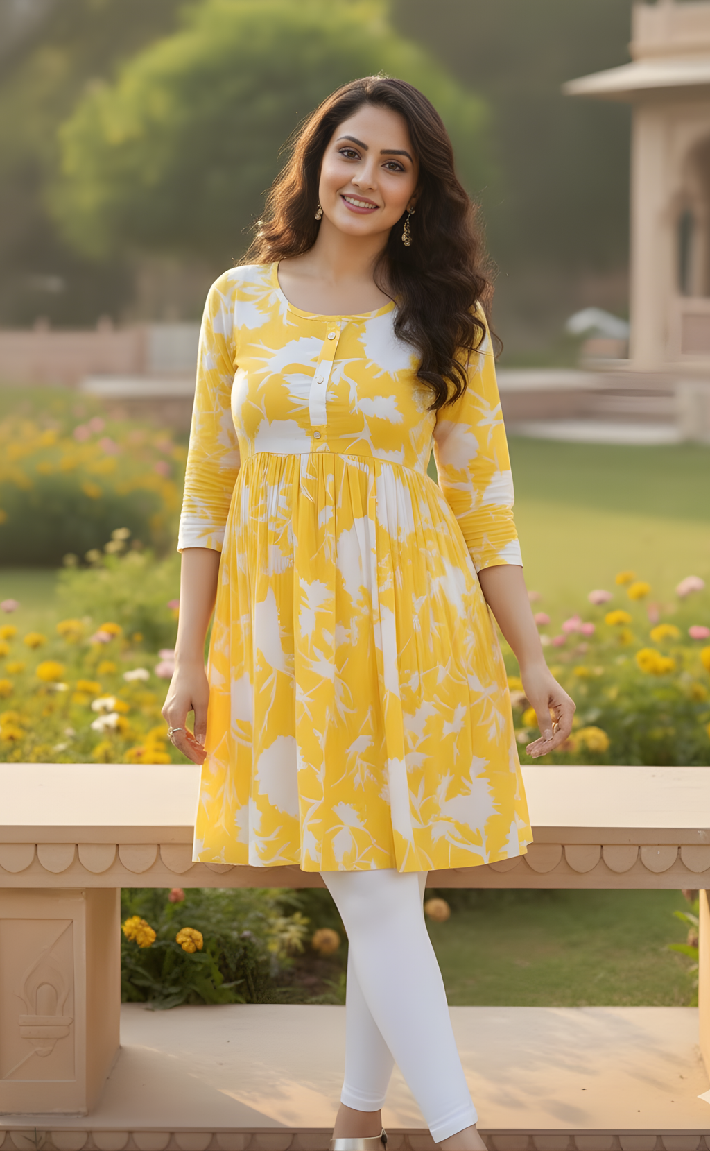 The Floral Short Frock