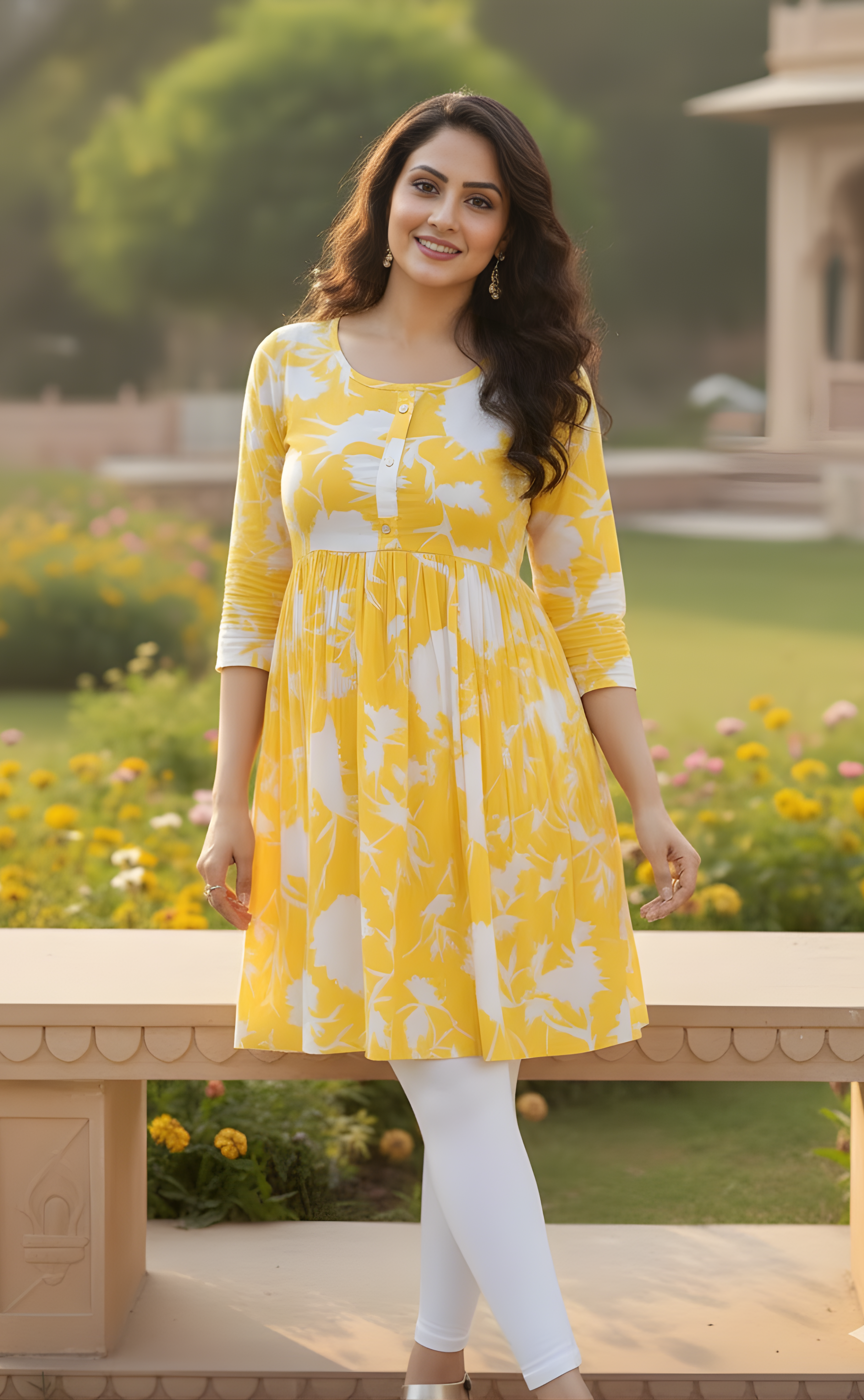 The Floral Short Frock