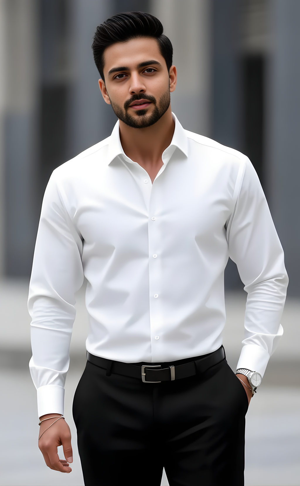 Classic white shirt for Men