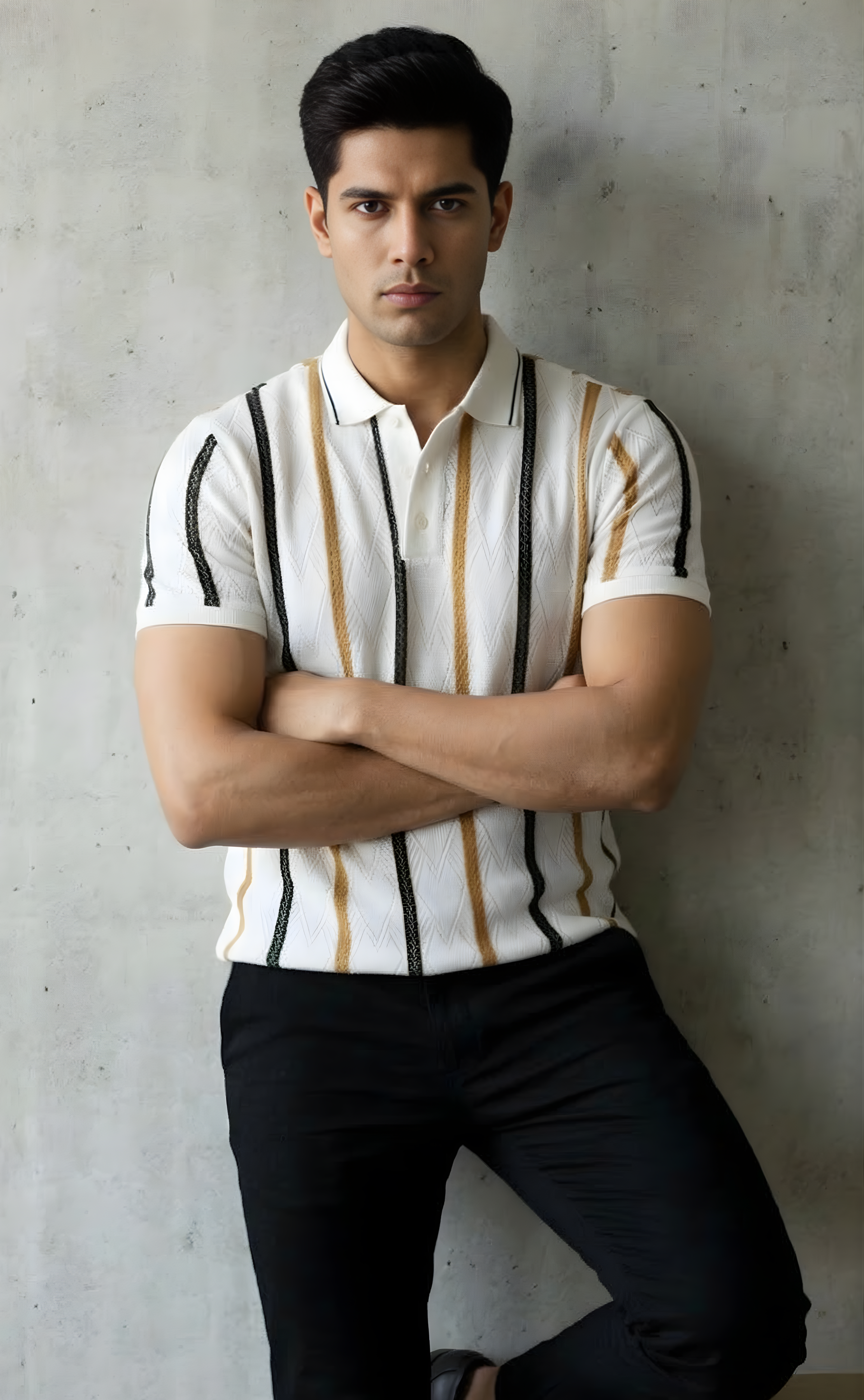 The Knitted Polo T-Shirt For Man