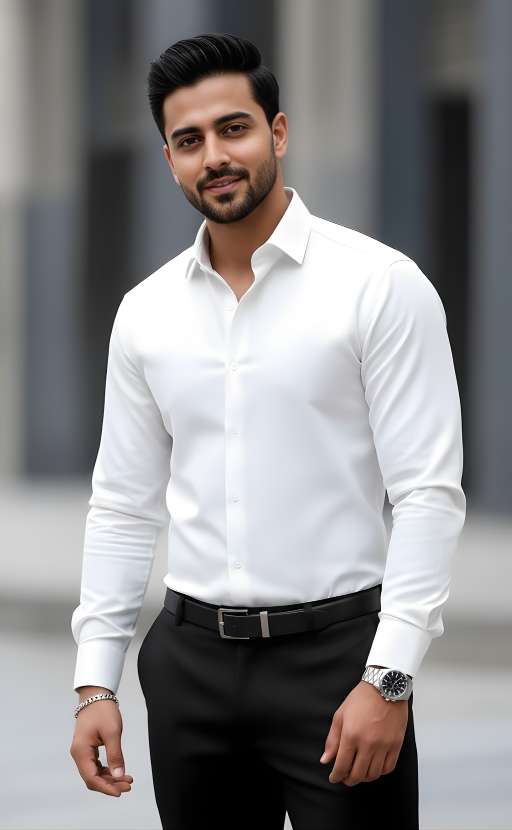 Classic white shirt for Men