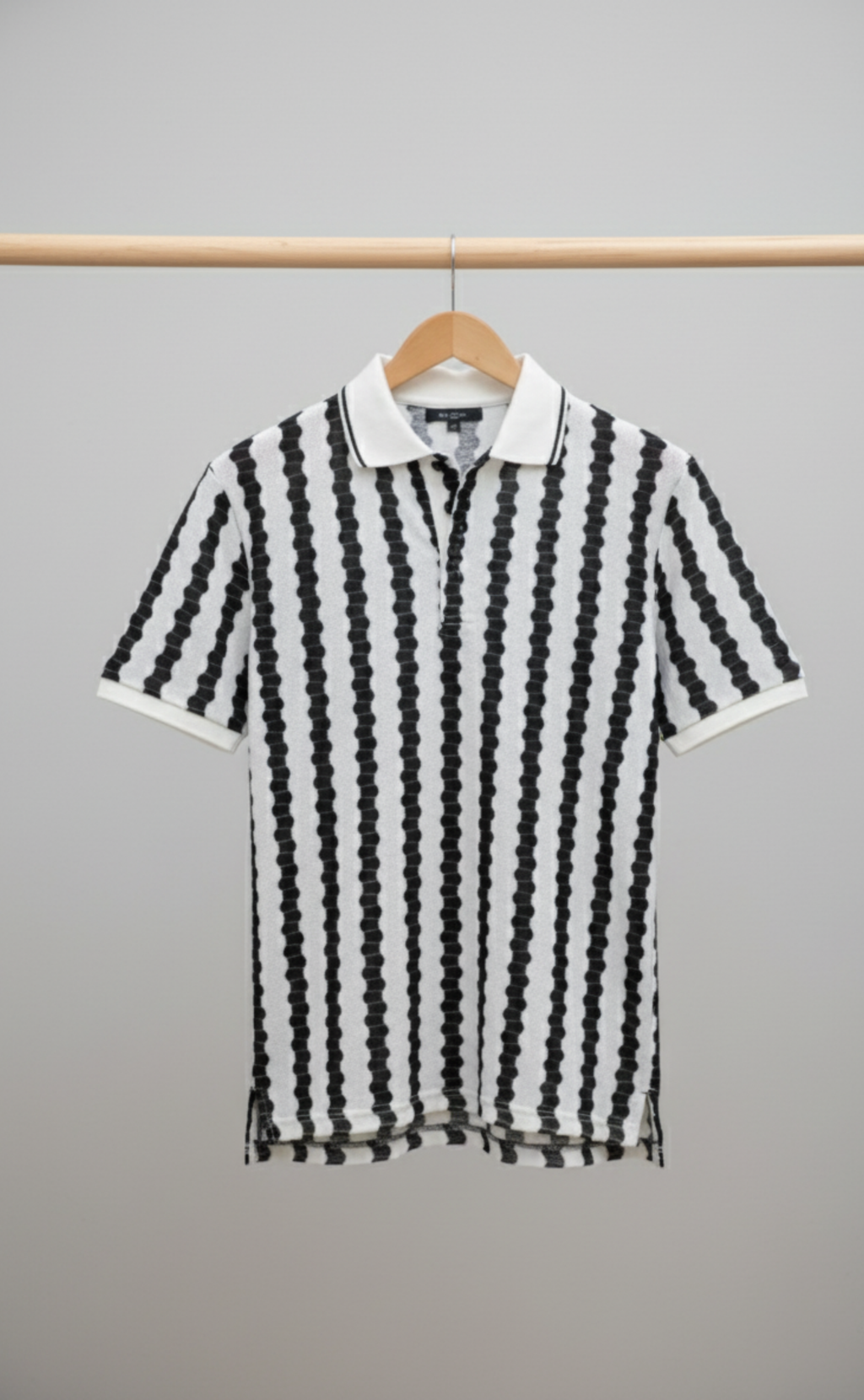 The Graphic Striped Polo T-Shirt