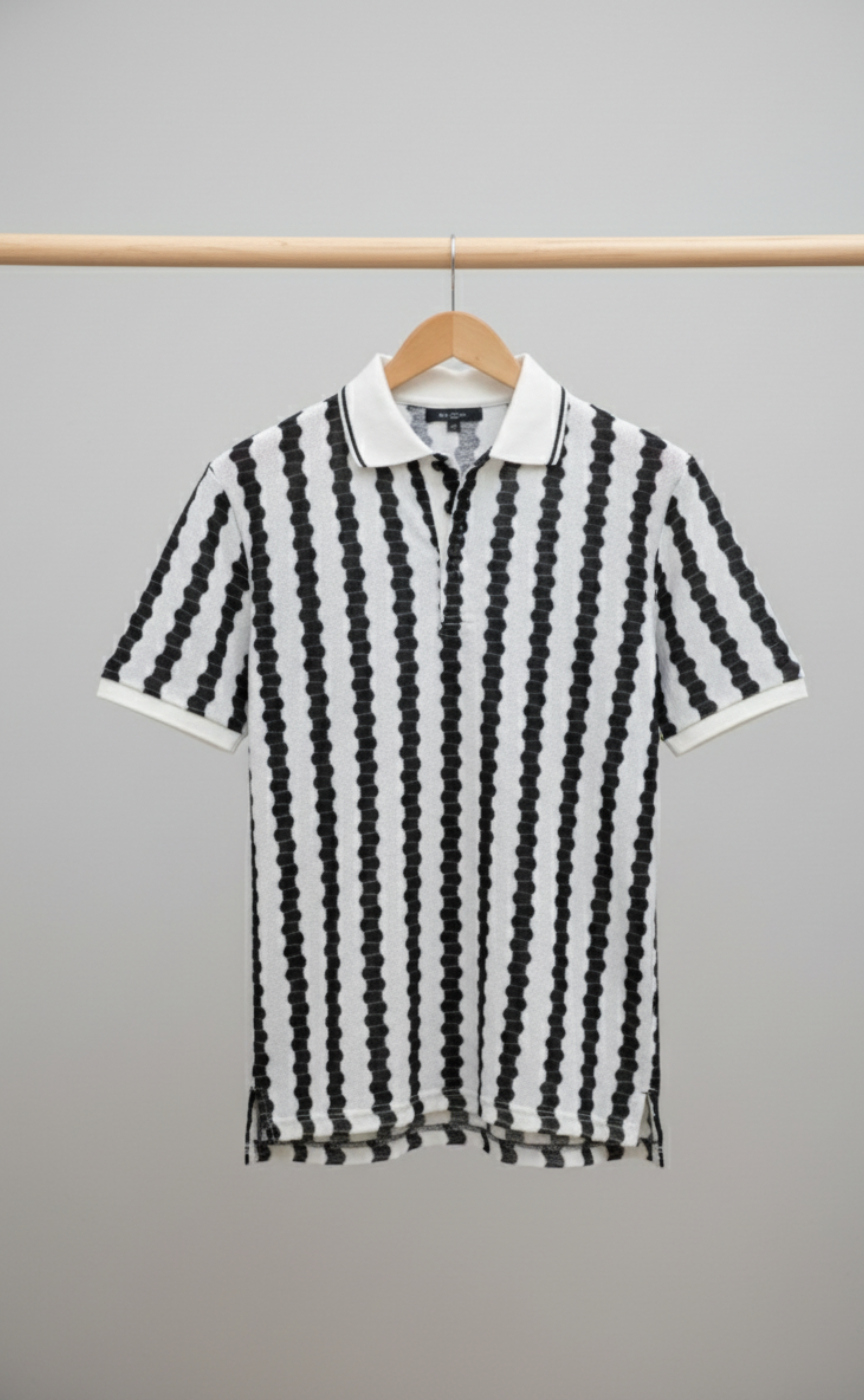 The Graphic Striped Polo T-Shirt