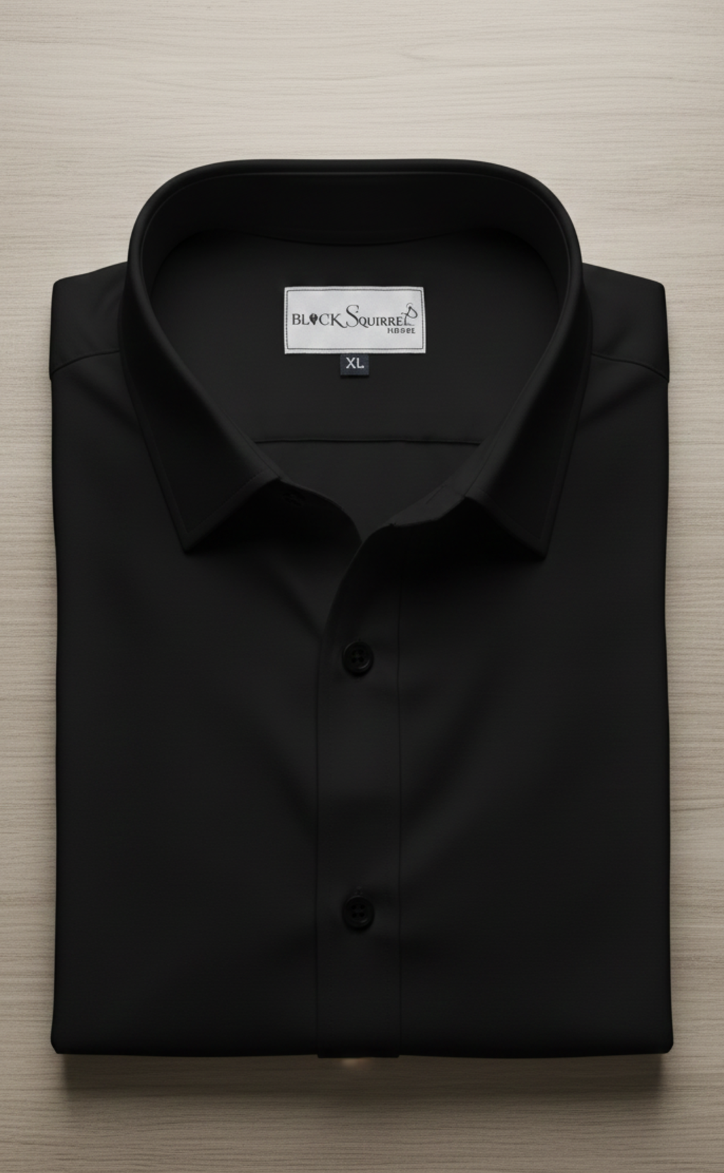 Premium Plain Black Shirt for Men