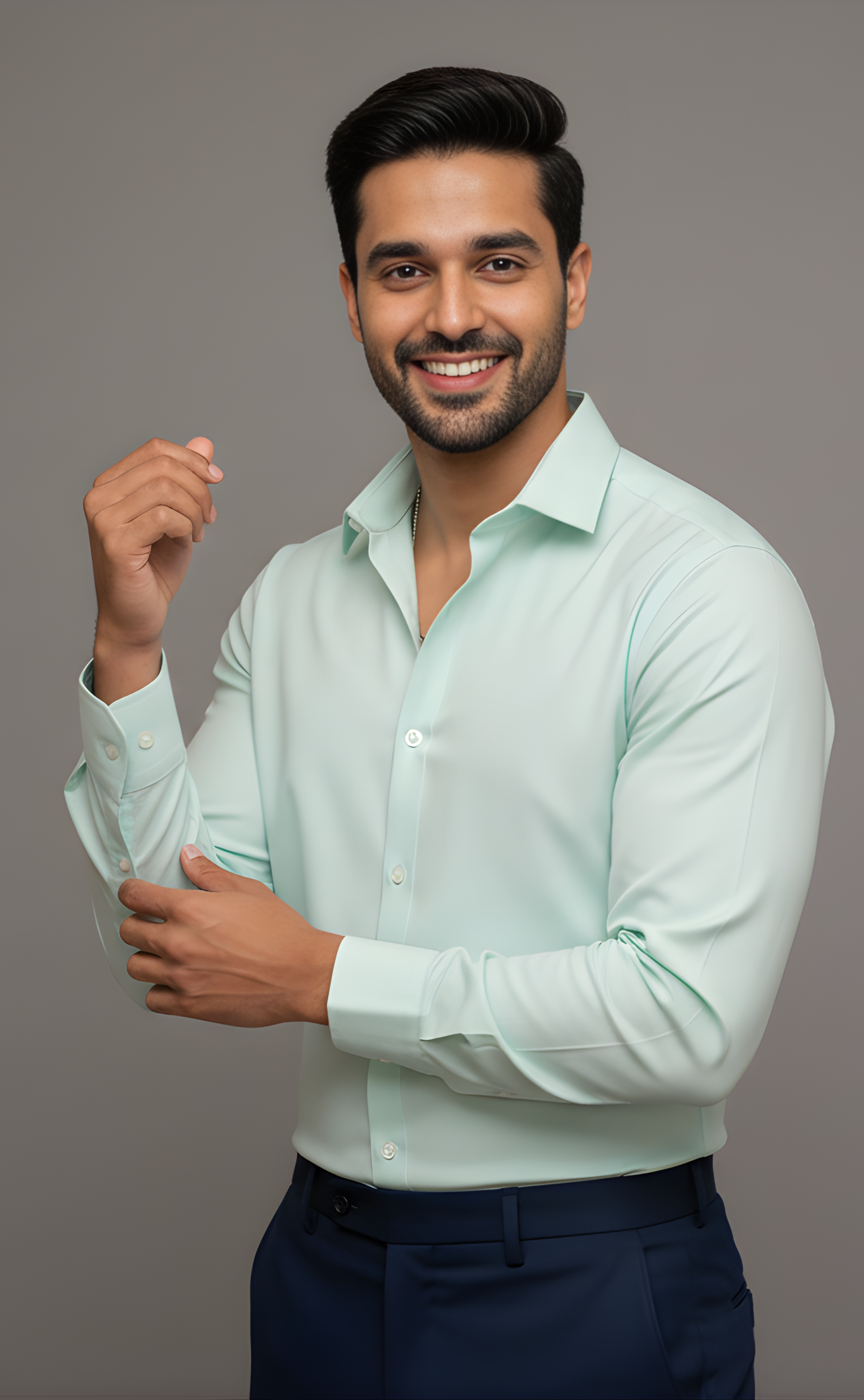 Classic Light Green Formal Shirt